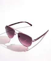 Purple Aviator Sunglasses