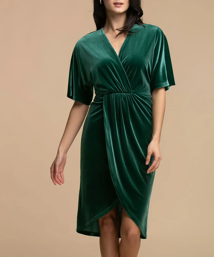 Velour Midi Dress