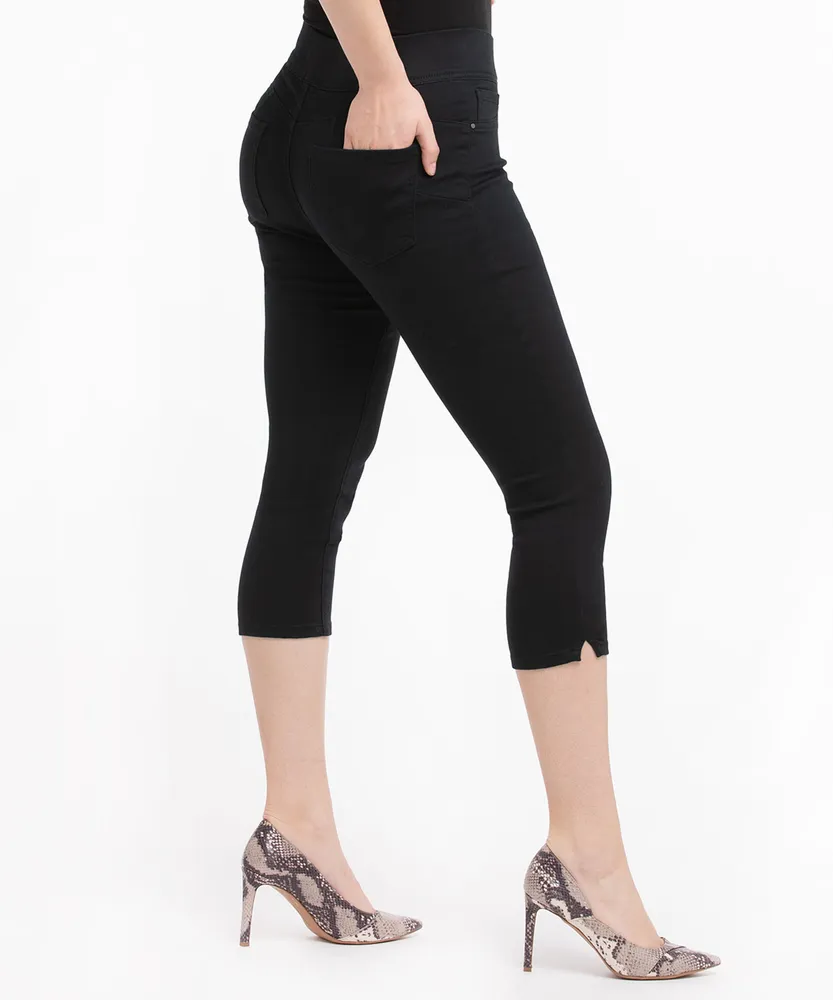 Matte Sateen Straight Crop Pant