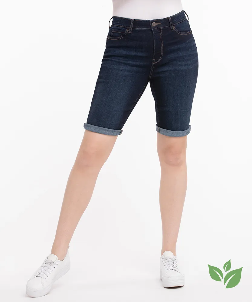 Eco-Friendly Denim Bermuda Short