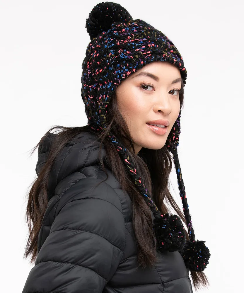 Pom Pom Confetti Knit Hat