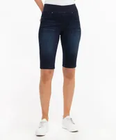 Pull-On Denim Bermuda Short