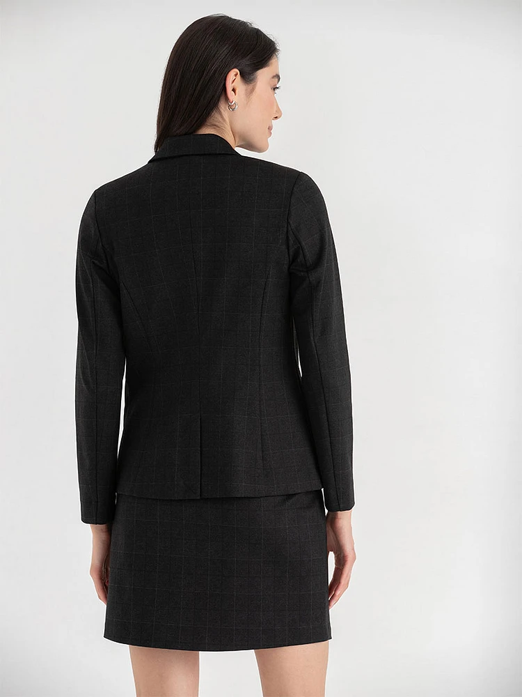 Oxford Classic Suit Blazer Luxe Ponte