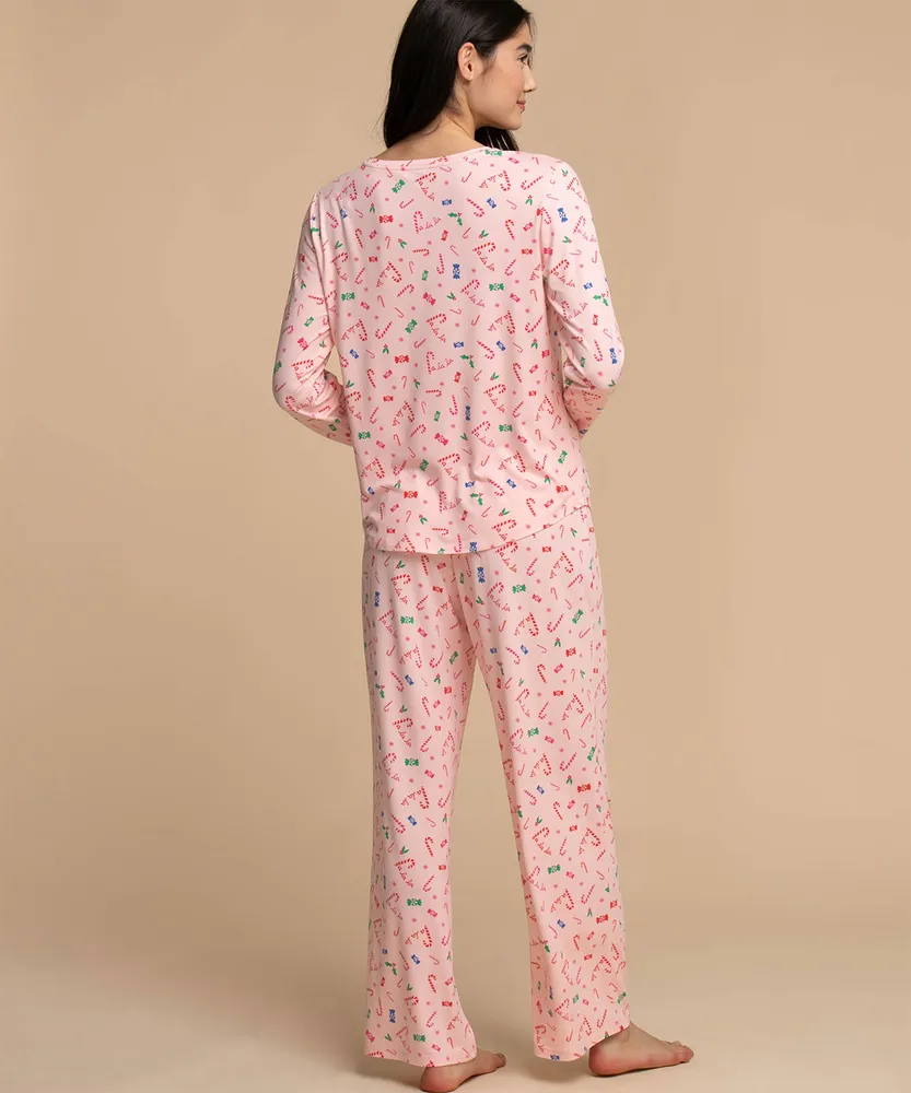 Matching Straight Leg Pajama Set