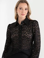 Lace Collared Blouse