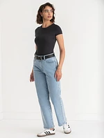 Short Sleeve Crewneck Bodysuit