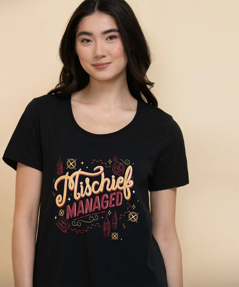 Licensed Harry Potter "Mischief Managed" Tee