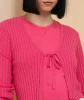 Tie-Front Cardigan