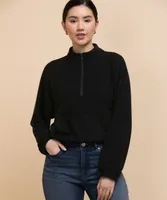 Half-Zip Terry Sweatshirt