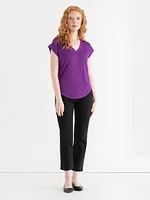 Holly V-Neck Hacci Top