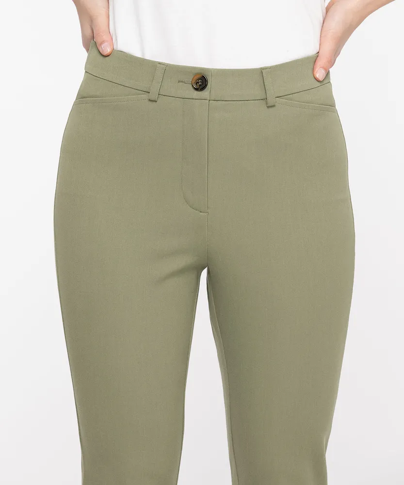 Green Perfect Stretch Skinny Leg Pant