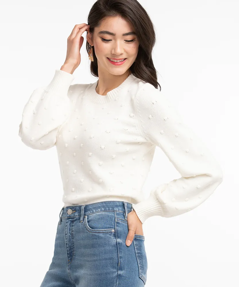 Eco-Friendly Pom Sweater