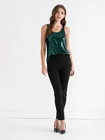 Sequin Tank Top