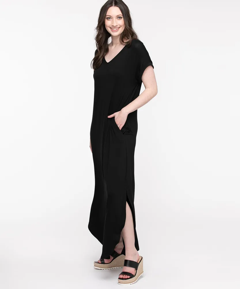 Pocketed T-Shirt Maxi Dress