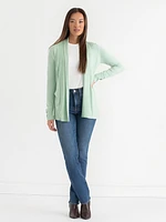 Side Tab Button Cardigan