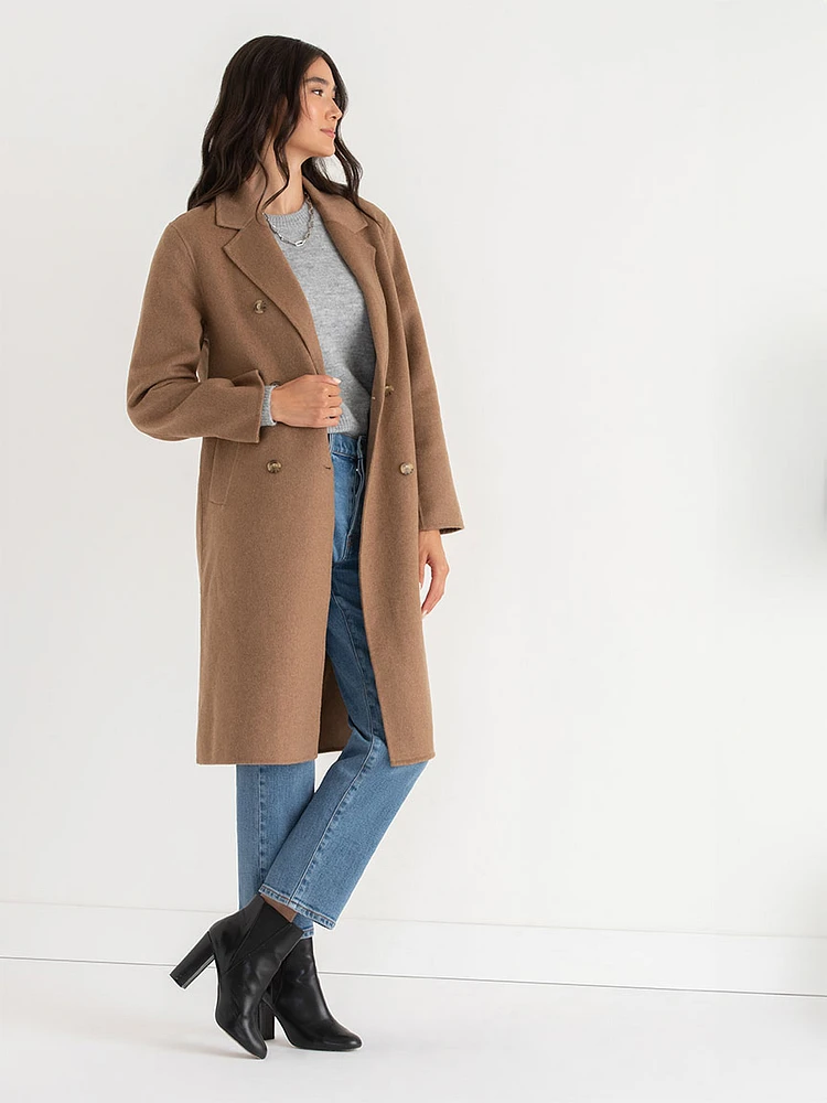 Helena Wool Blend Midi Coat