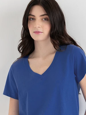 Relaxed V-Neck Tee