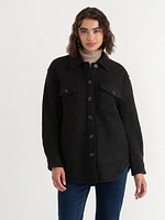 Zia Wool Blend Shirt Jacket