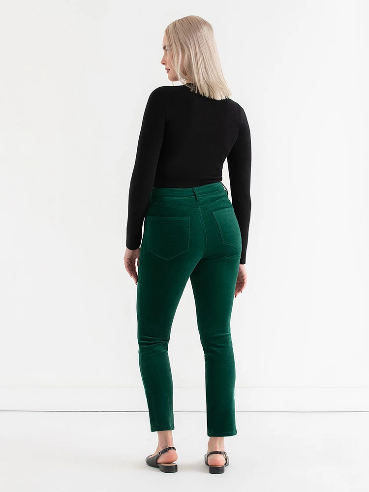 Velvet Slim Leg Pant