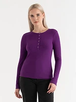 Long Sleeve Henley Shirt