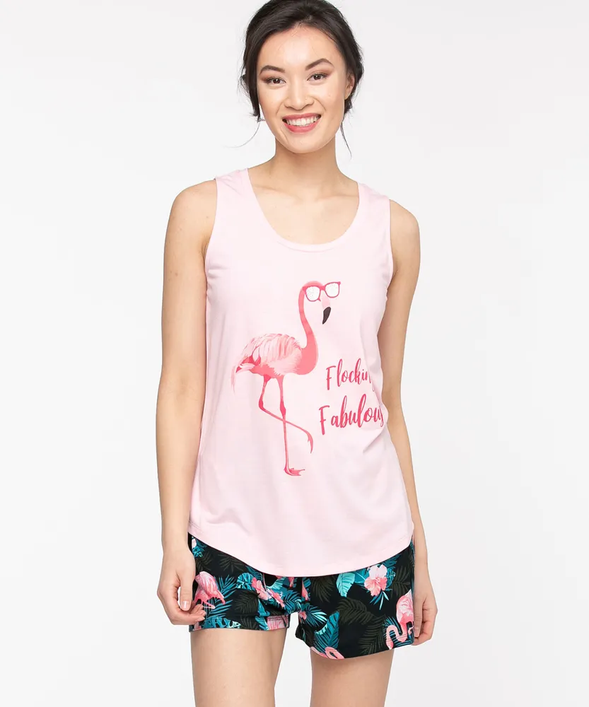 Flocking Fabulous Pajama Tank