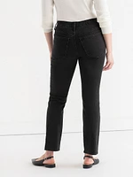 Stevie Straight Mid Rise Jeans