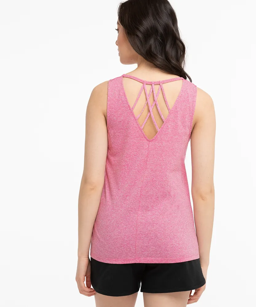 Lattice Back Tank Top