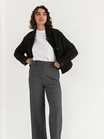 Zia Wool Blend Cropped Jacket