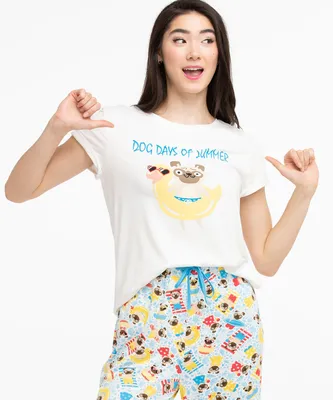 Dog Short Sleeve Pajama Tee