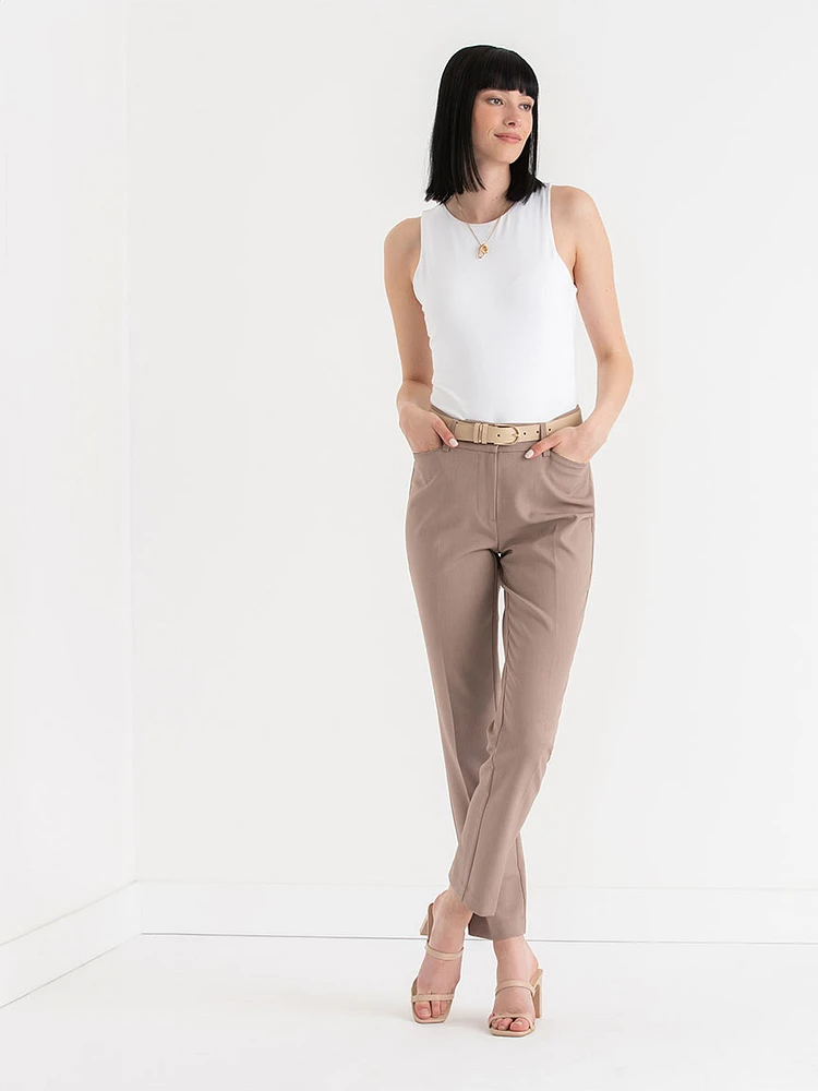 Spencer Straight Leg Pant Luxe Tailored