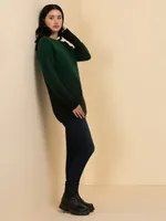 Ombre Boat Neck Sweater