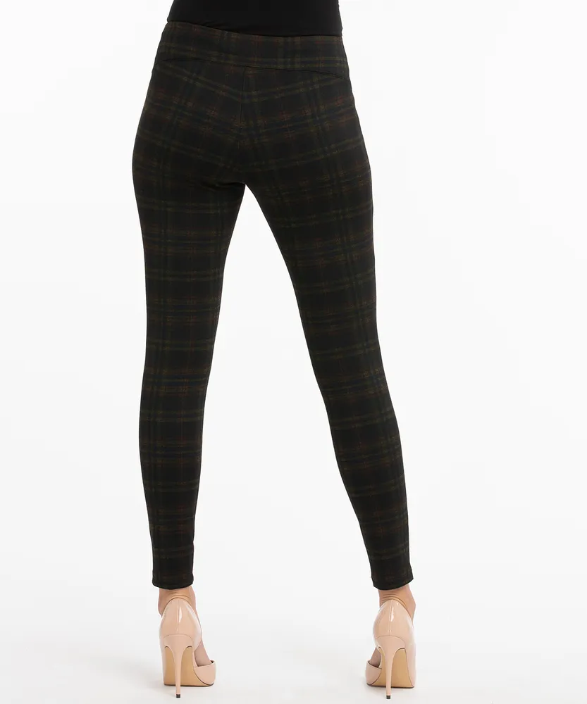 Autumnal Plaid Ponte Instant Smooth Legging