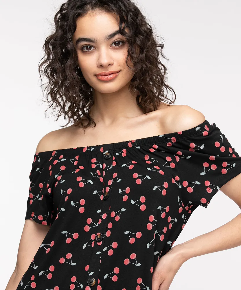 EcoVero™ On/Off Shoulder Top