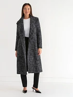 Long Wool Wrap Coat