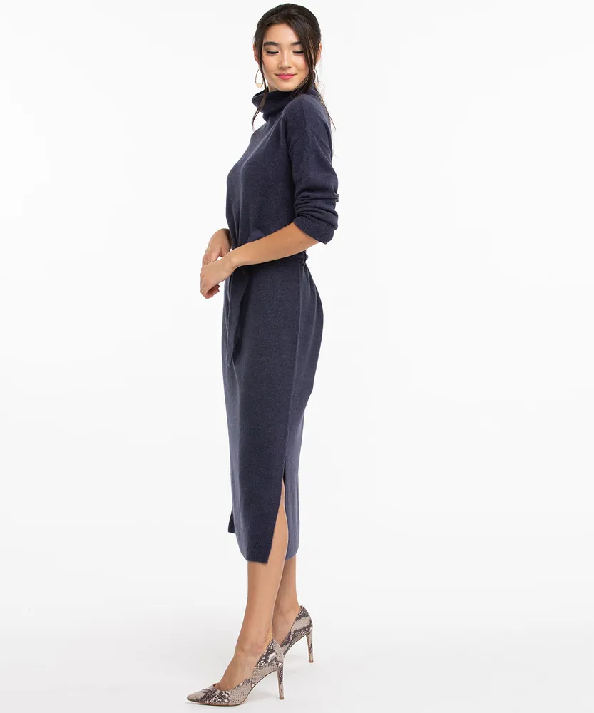 Turtleneck Sweater Dress