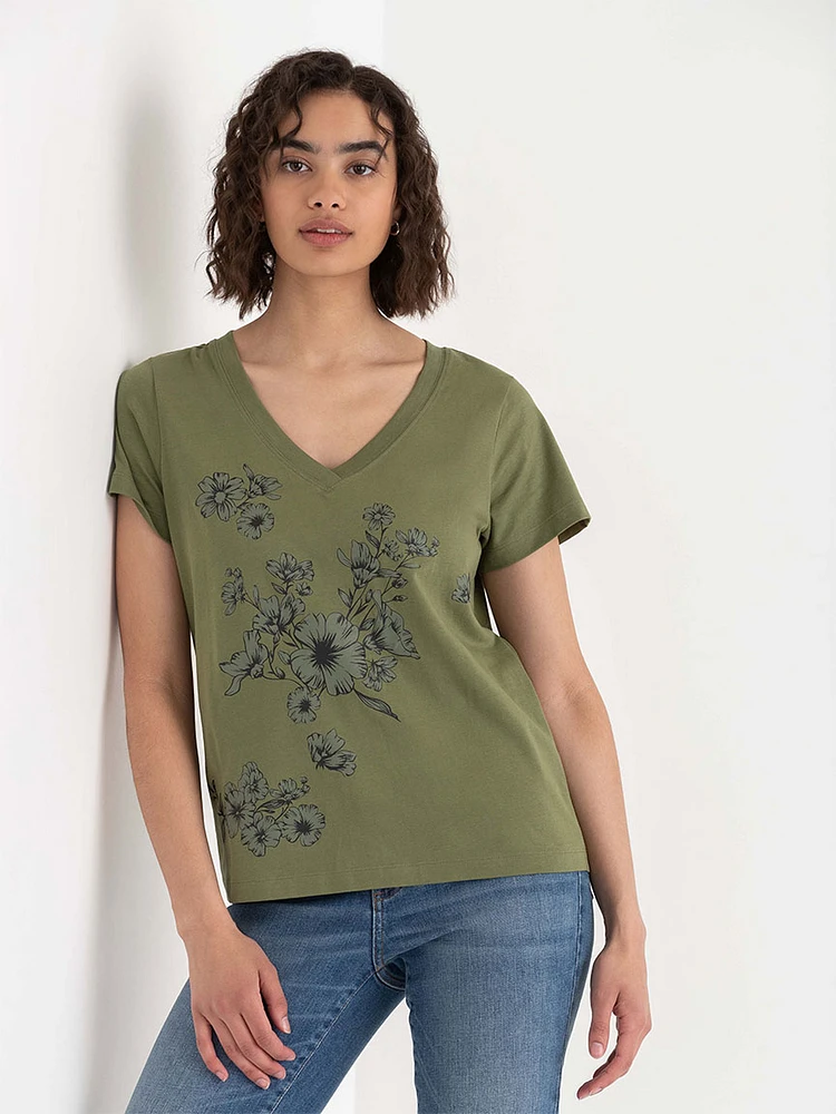 Relaxed V-Neck Tee