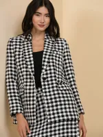 Houndstooth Blazer