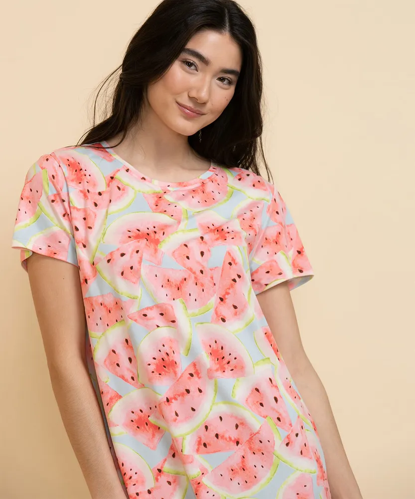 Pajama T-Shirt Dress