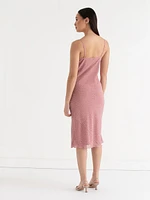 Strappy Midi Slip Dress