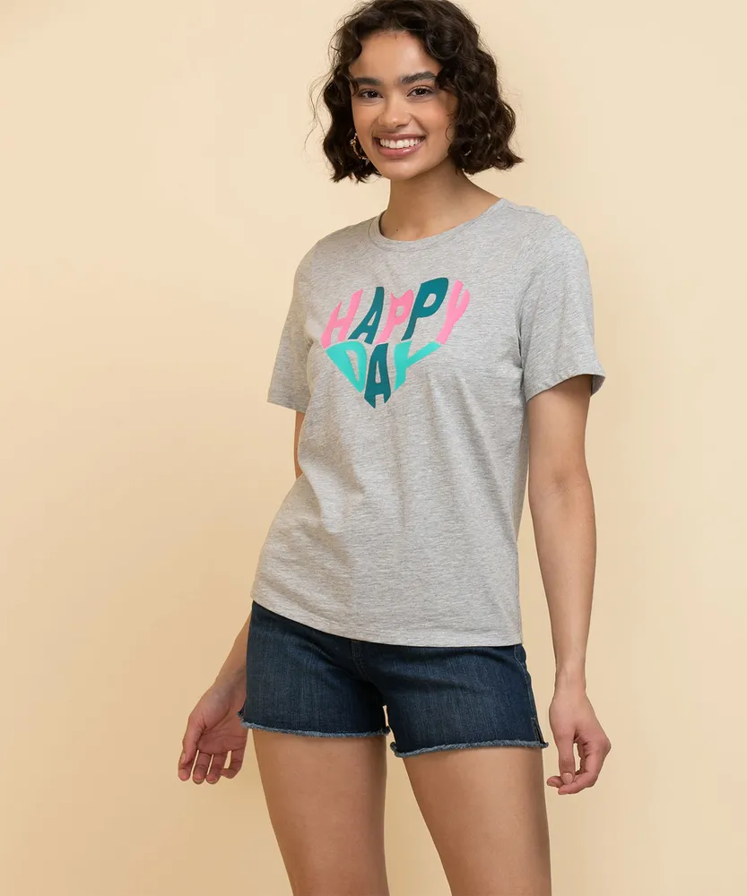 Short Sleeve Crew-Neck Relaxed Tee