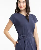 Eco-Friendly Relaxed Side Slit Dress