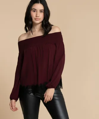 Off The Shoulder Top by Luxology