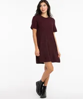 Short Sleeve Hacci Dress