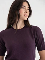 Cashmere Blend Crew Neck Sweater