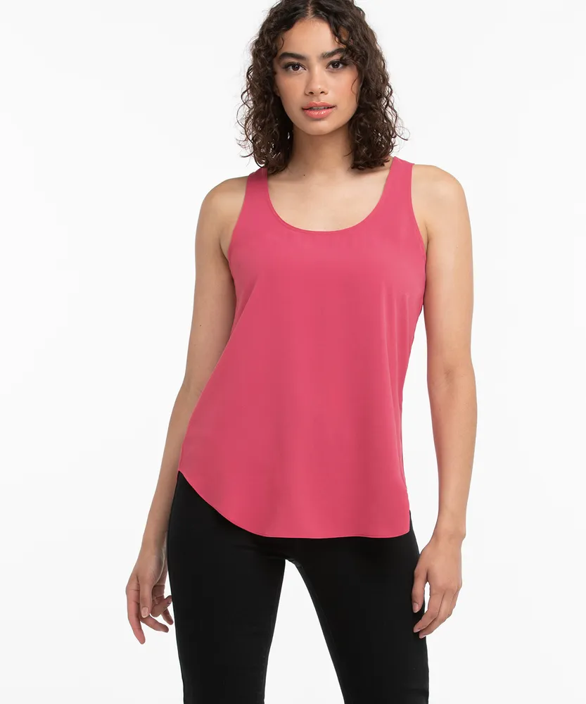 Scoop Neck Tank Blouse