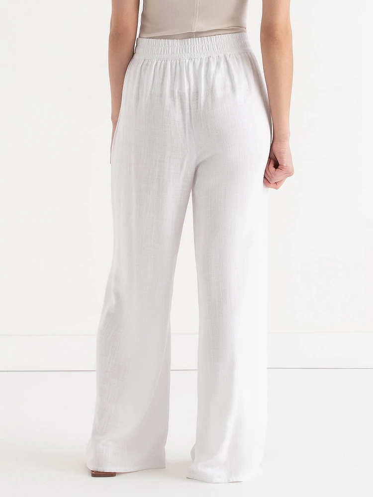 Linen Wide Leg Pant