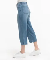 Eco-Friendly Cropped Wide Leg Jean