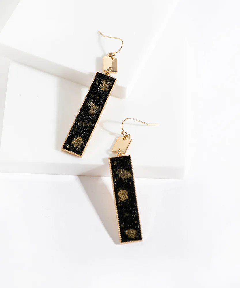 Rectangle Drop Earring