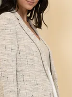 Boucle Open Front Blazer