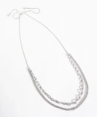 Adjustable Layered Chain Necklace